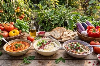 Ljutenica, melitzanosalata či baba ganoush: Letní pomazánky, do nichž zpracujete zeleninu ze zahrádky